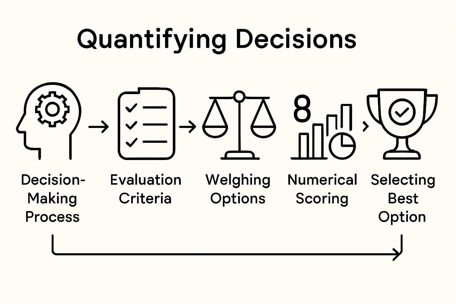 The Logic Behind Quantifying Decisions